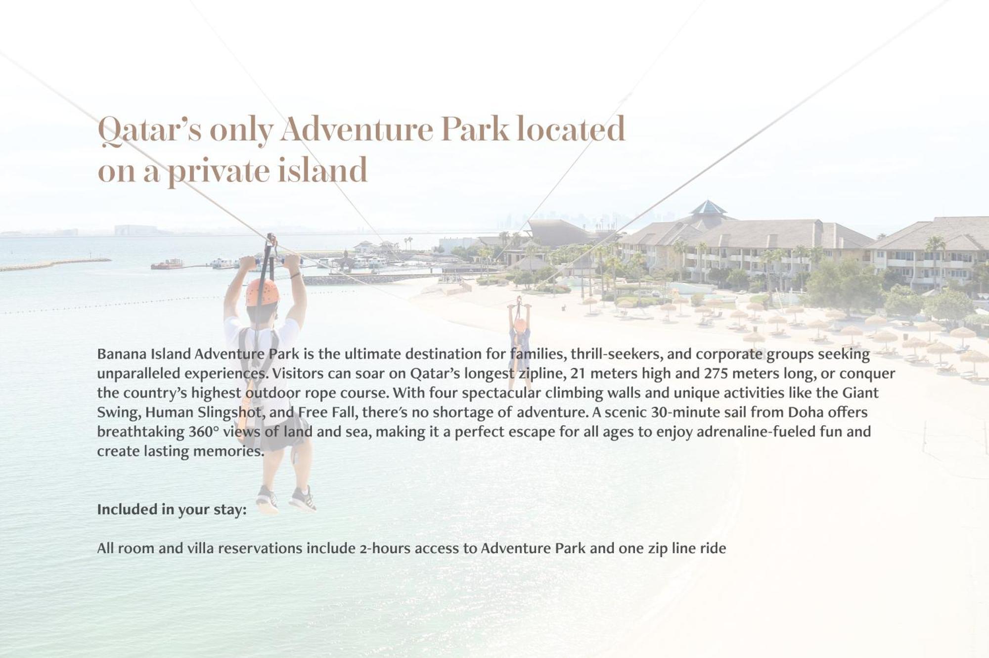 Banana Island Resort Doha By Anantara מראה חיצוני תמונה